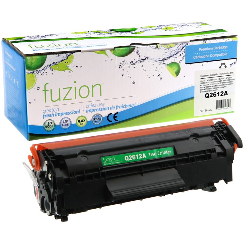 HP Q2612A (12A) Toner Compatible- Black