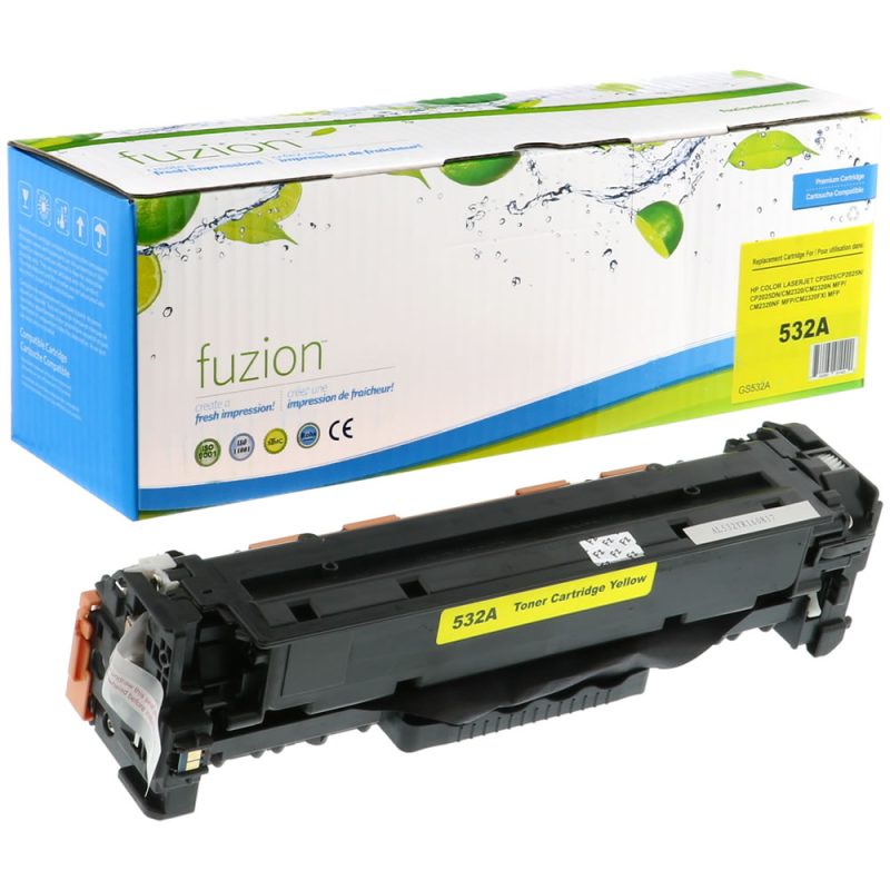 HP CC532A (304A) Toner Reconditionné - Yellow