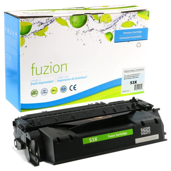 HP Q7553X (53X) Toner Compatible à haut rendement - Black