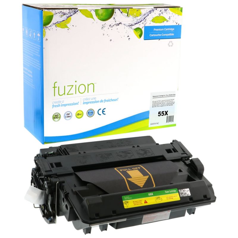 HP CE255X (55X) Toner Compatible à haut rendement - Black