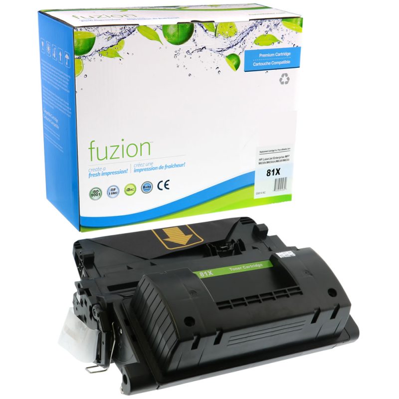 HP CF281X (81X) Toner Compatible à haut rendement - Black