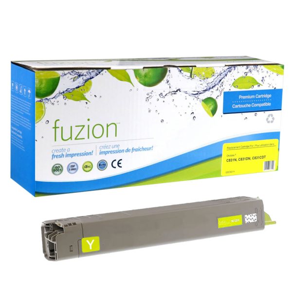 Okidata 44844509 Toner Reconditionné - Yellow