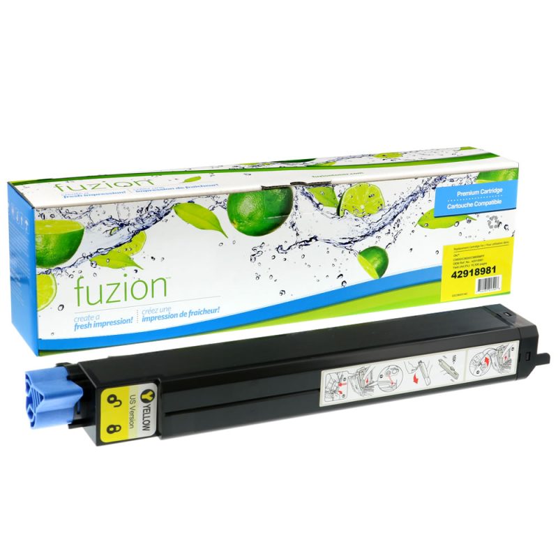 Okidata C9600 Toner Compatible - Yellow
