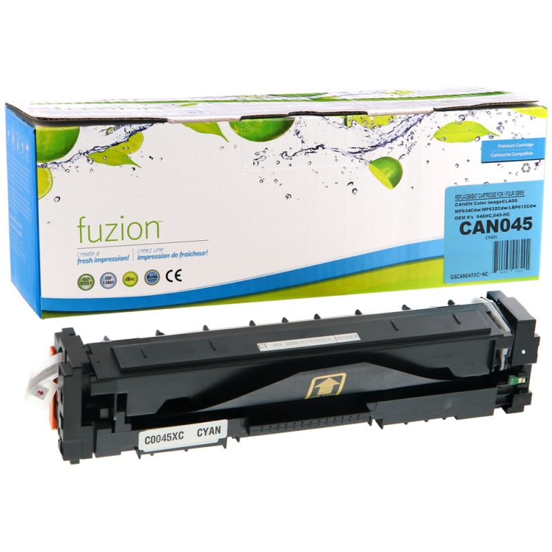 Canon 1245C001 (045H) Toner Compatible à haut rendement - Cyan