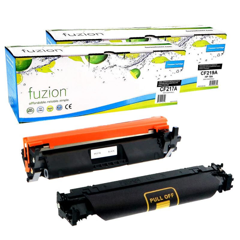 HP CF217A (17A) / CF219A (19A) Ensemble de toner et drum compatible
