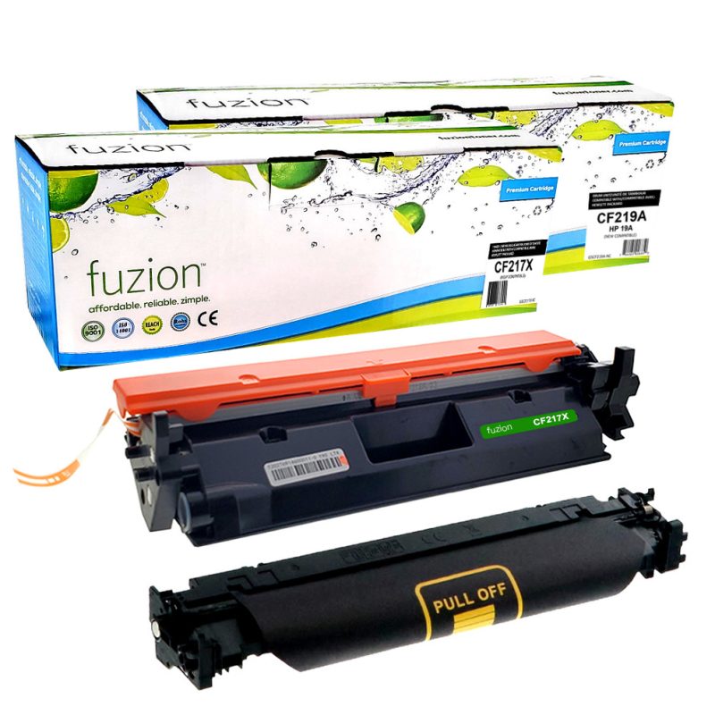 HP CF217X (17X) / CF219A (19A) Ensemble de toner et drum compatible