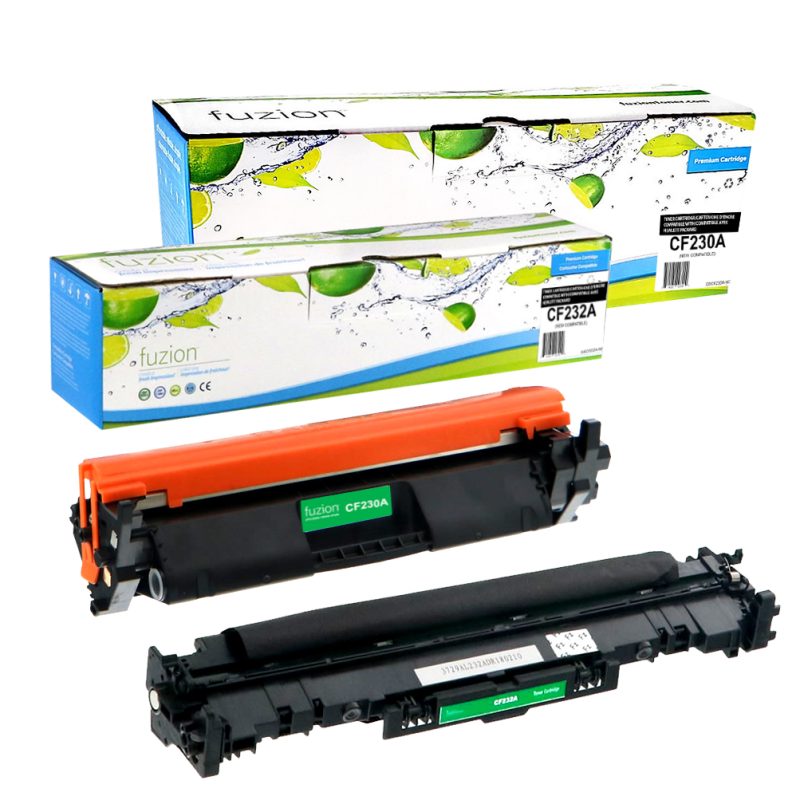 HP CF230A (30A) / CF232A (32A) Ensemble de toner et drum compatible