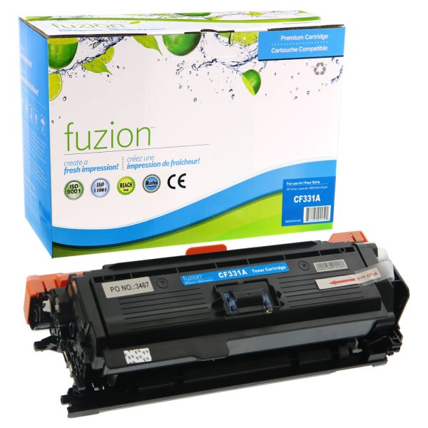 HP CF331A (654A) Toner Reconditionné - Cyan