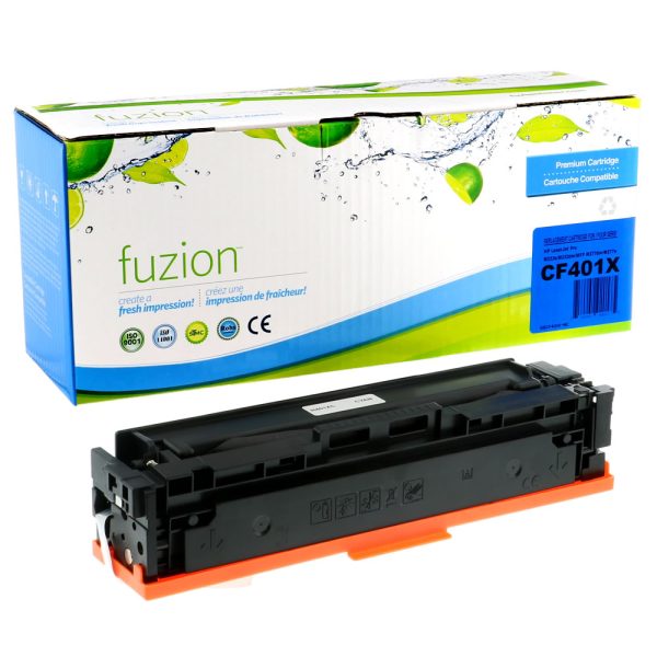 HP CF401X (201X) Toner Compatible à haut rendement - Cyan