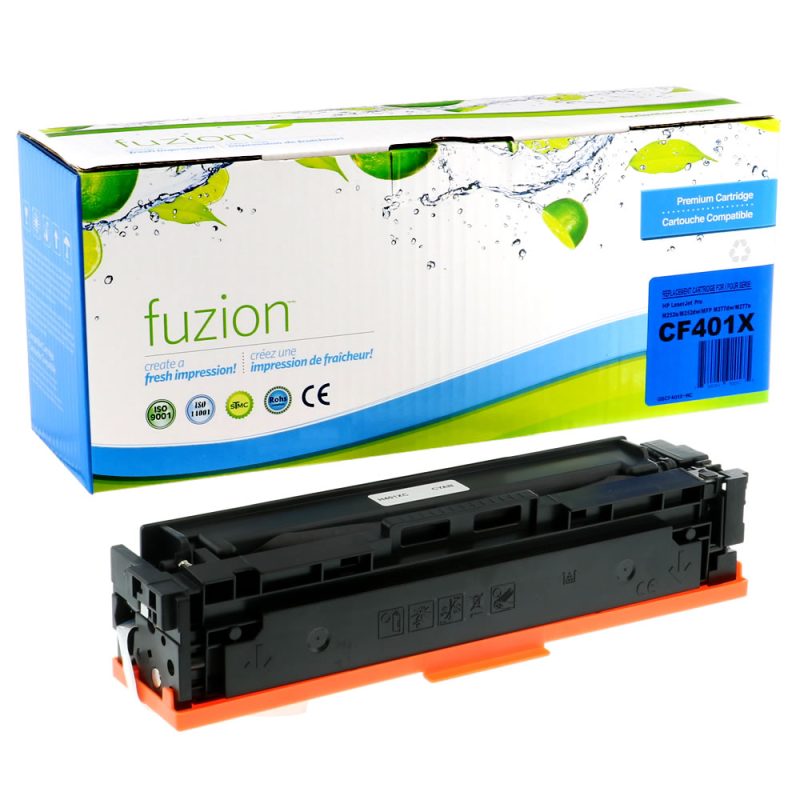 HP CF401X (201X) Toner Compatible à haut rendement - Cyan