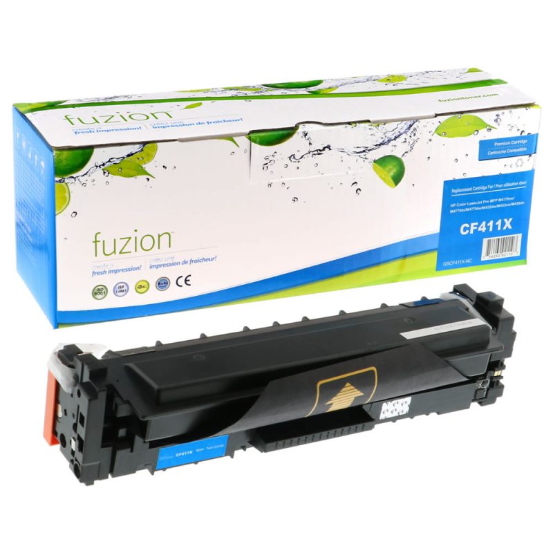 HP CF411X (410X) Toner Compatible à haut rendement - Cyan