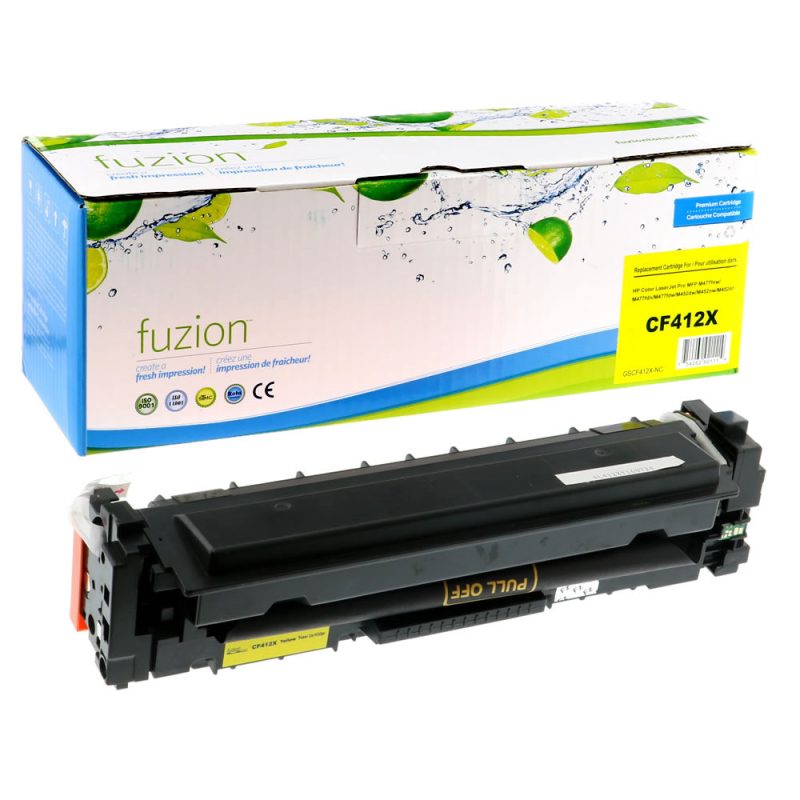 HP CF412X (410X) Toner Compatible à haut rendement - Yellow