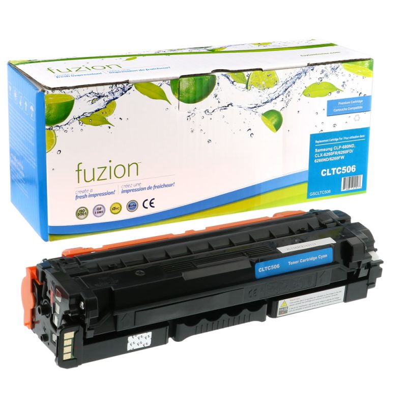 Samsung CLTC506L Toner Compatible à haut rendement - Cyan