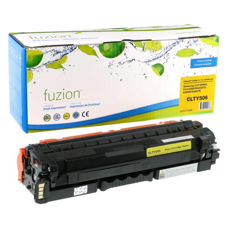 Samsung CLTY506L Toner Compatible à haut rendement - Yellow