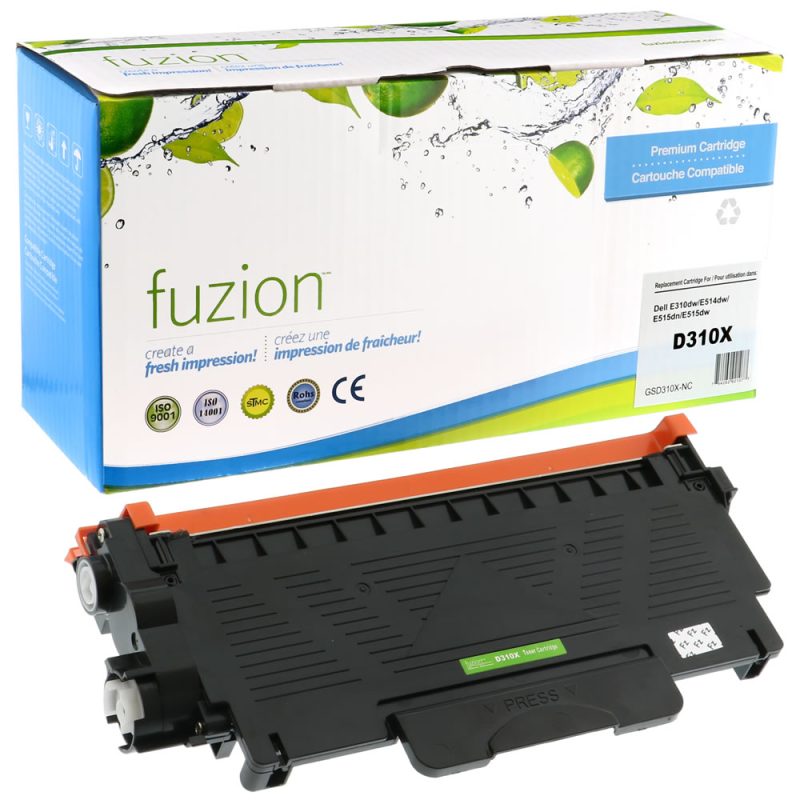 Dell 593-BBKD Toner Compatible à haut rendement - Black