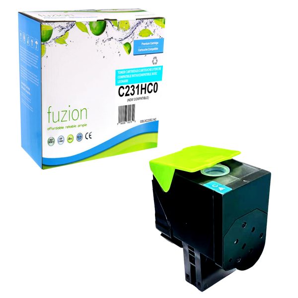 Lexmark C231HC0 Toner Compatible à haut rendement - Cyan