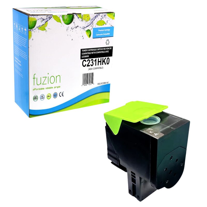 Lexmark C231HK0 Toner Compatible à haut rendement - Black
