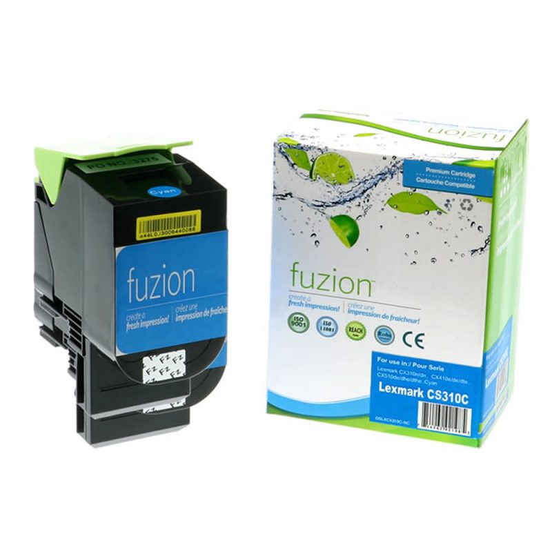 Lexmark 70C1HC0 Toner Compatible à haut rendement - Cyan