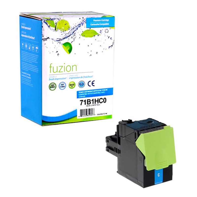 Lexmark 71B1HC0 Toner Compatible à haut rendement - Cyan