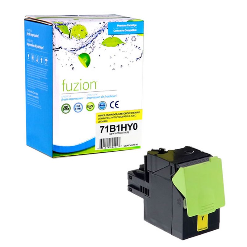 Lexmark 71B1HY0 Toner Compatible à haut rendement - Yellow
