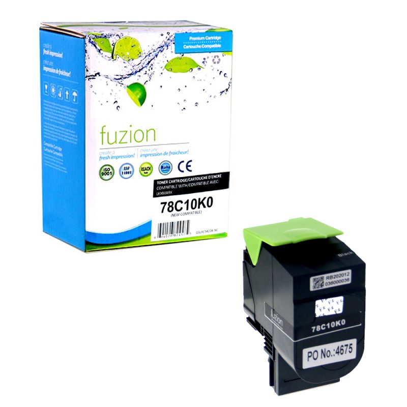 Lexmark 78C10K0 Toner Compatible - Black