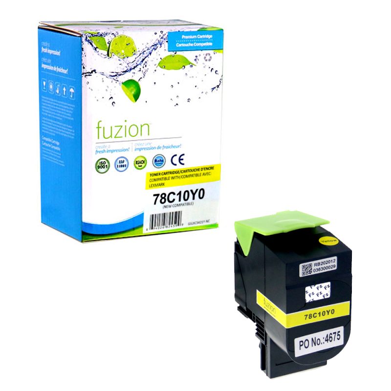 Lexmark 78C10Y0 Toner Compatible - Yellow