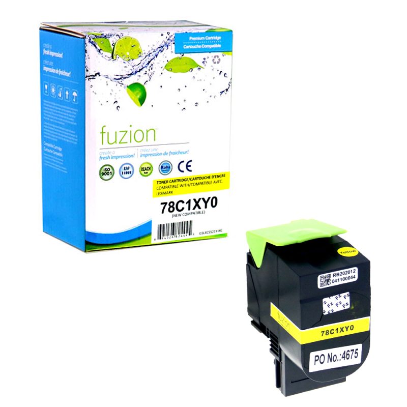Lexmark 78C1XY0 Toner Compatible - Yellow
