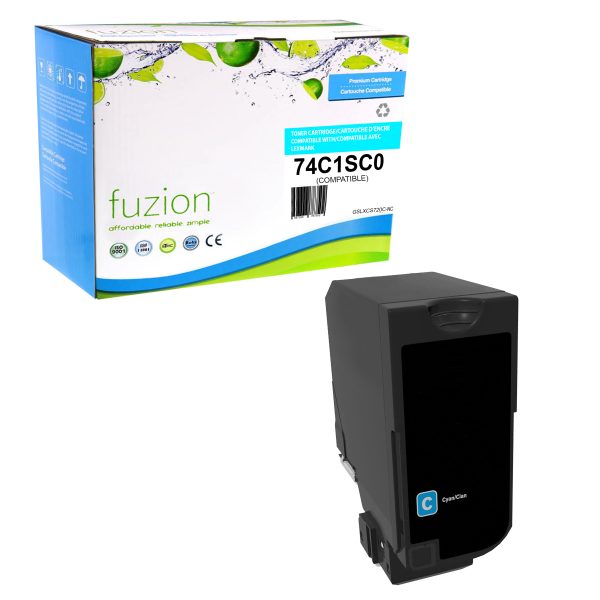 Lexmark 74C1SC0 Toner Compatible - Cyan