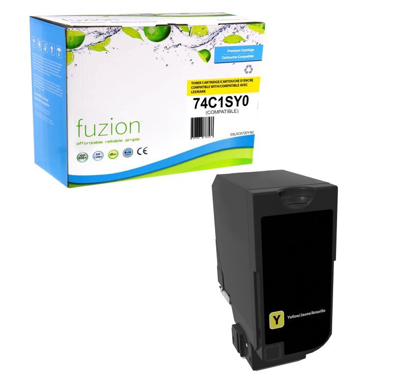 Lexmark 74C1SY0 Toner Compatible - Yellow