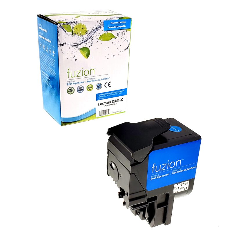 Lexmark 80C1HC0 Toner Compatible à haut rendement - Cyan