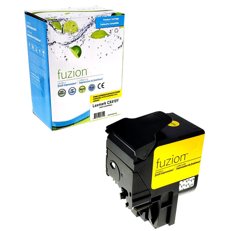 Lexmark 80C1HY0 Toner Compatible à haut rendement - Yellow