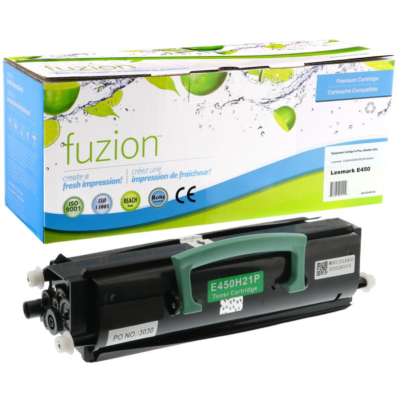 Lexmark E450H11A Toner Compatible à haut rendement - Black