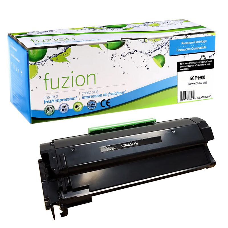 Lexmark 56F1H00 Toner Compatible à haut rendement - Black