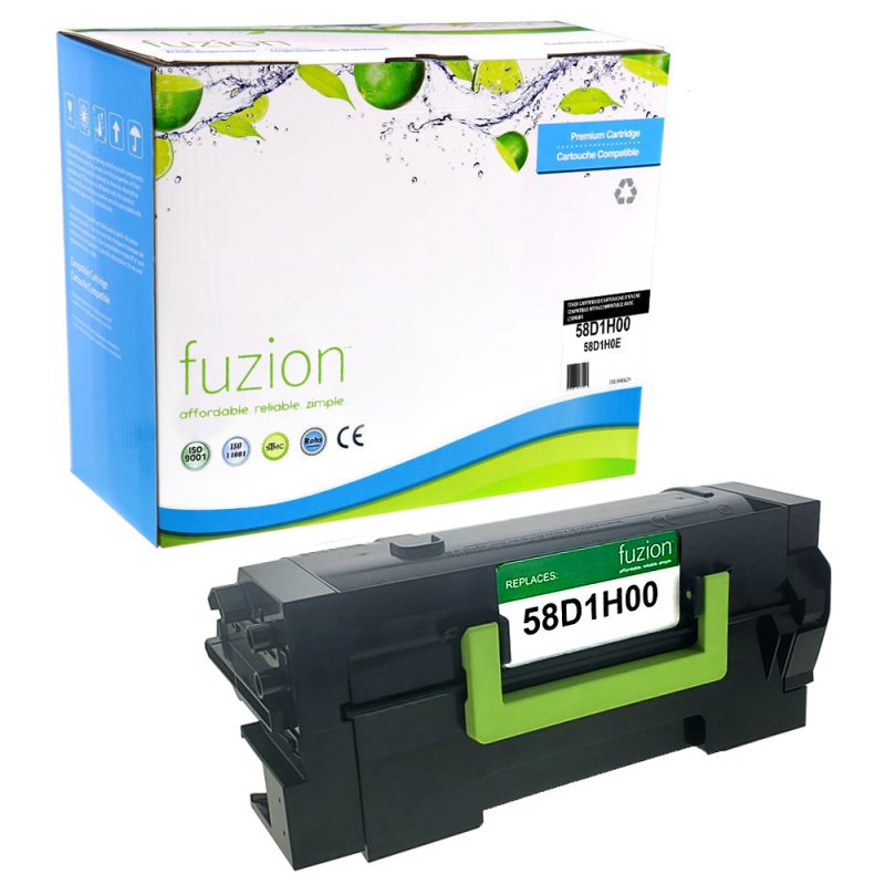 Lexmark 58D1H00 Remanufactured High Yield Toner - Black