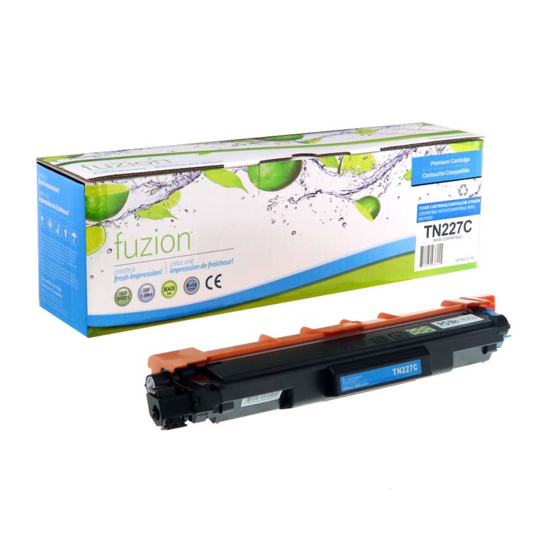 Brother TN227C Toner Compatible à haut rendement - Cyan