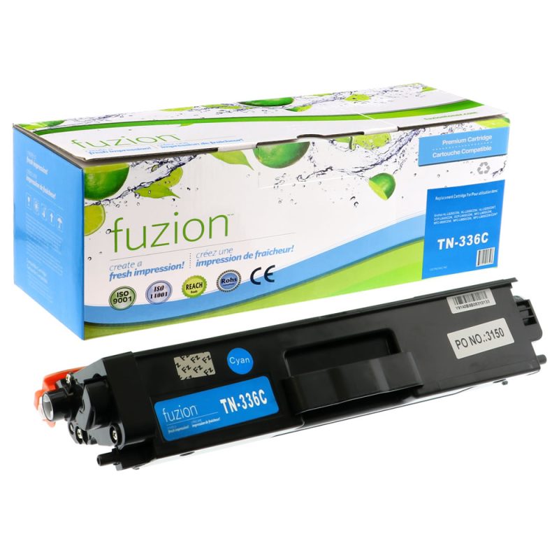 Brother TN336C Toner Compatible à haut rendement - Cyan