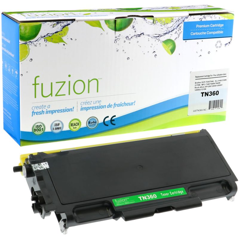 Brother TN360 Toner Compatible à haut rendement - Black