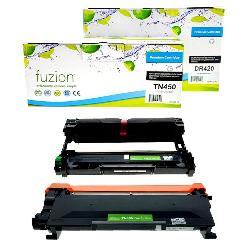 Brother TN450 / DR420 Ensemble de toner et drum compatible