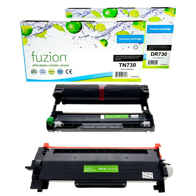 Brother TN730 / DR730 Ensemble de toner et drum compatible