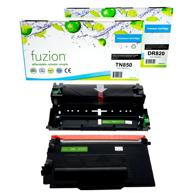 Brother TN850 / DR820 Ensemble de toner et drum compatible