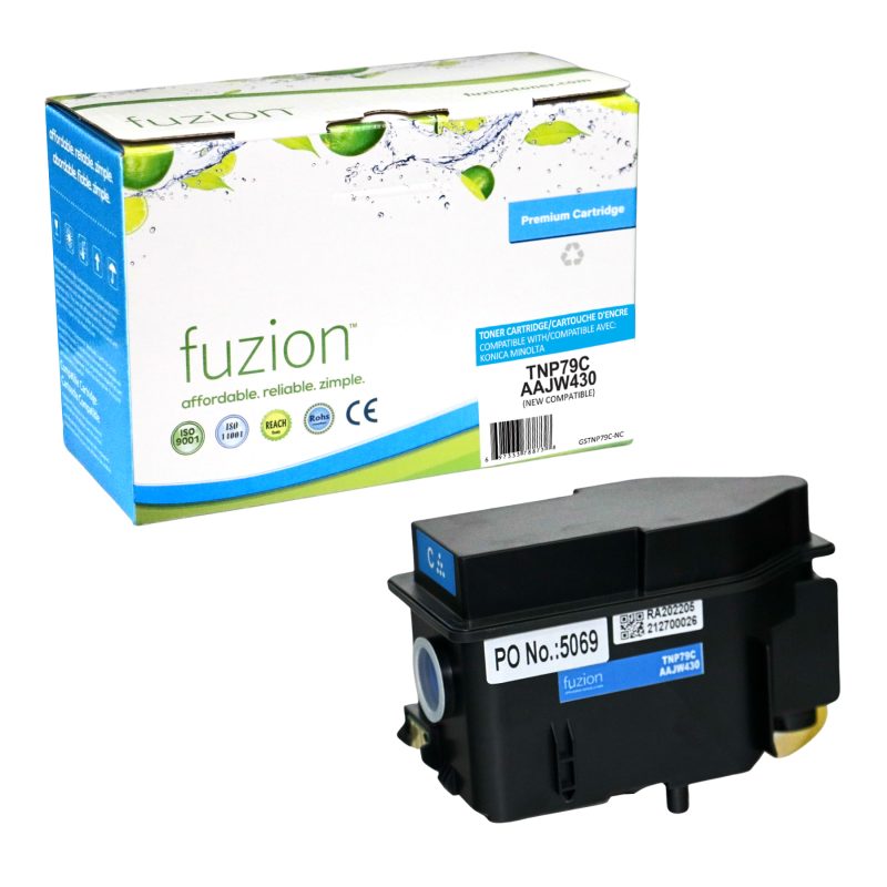 Konica Minolta TNP79C Toner Compatible - Cyan