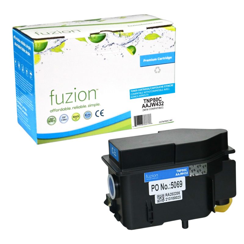 Konica Minolta TNP80C Toner Compatible - Cyan
