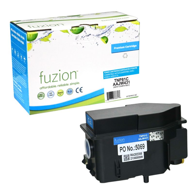 Konica Minolta TNP81C Toner Compatible - Cyan