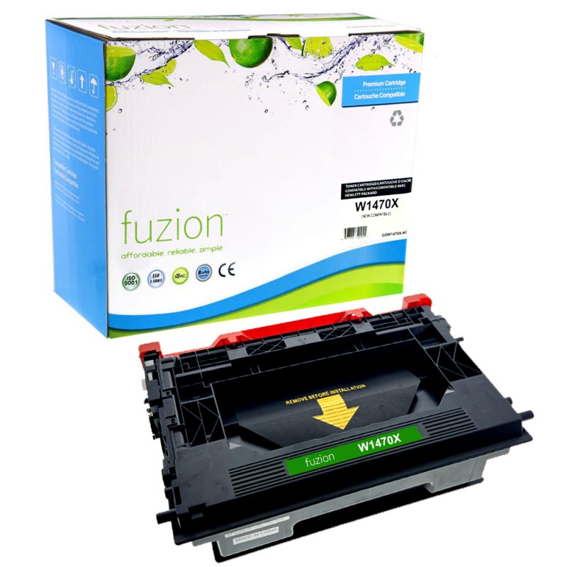 HP W1470X (147X) Toner Compatible à haut rendement - Black