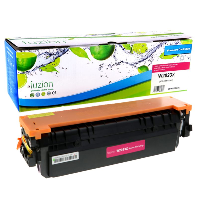 HP W2023X (414X) Toner Compatible à haut rendement - Magenta