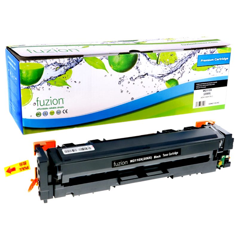 HP W2110X (206X) Toner Compatible à haut rendement - Black