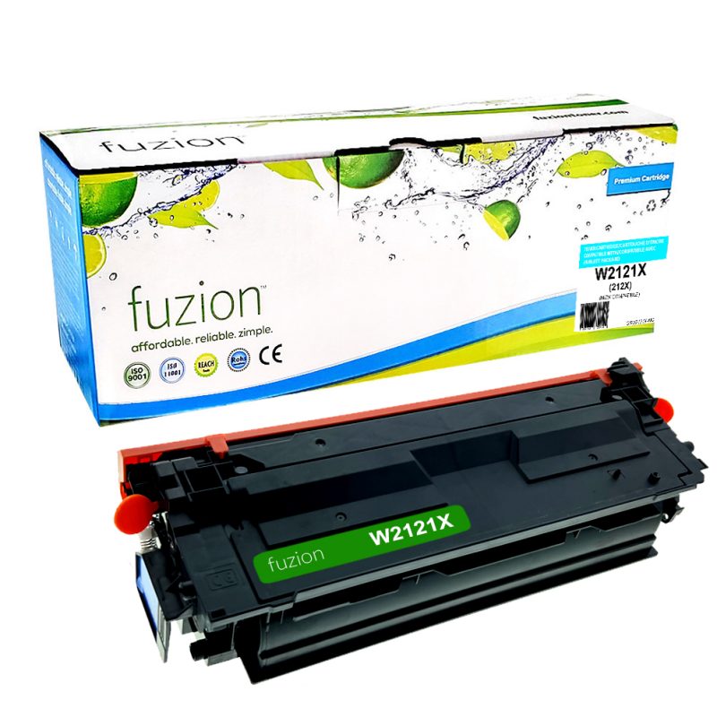 HP W2121X (212X) Toner Compatible à haut rendement - Cyan