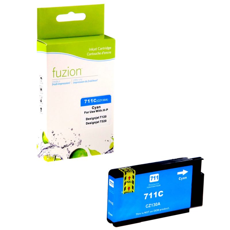 HP 711 (CZ130A) Cartouche Compatible - Cyan
