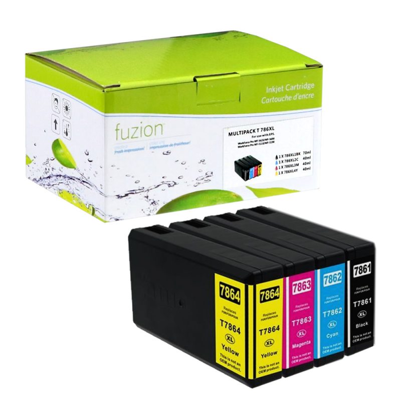 Epson T786XL H.Y. Inkjets - XL C/K/M/Y