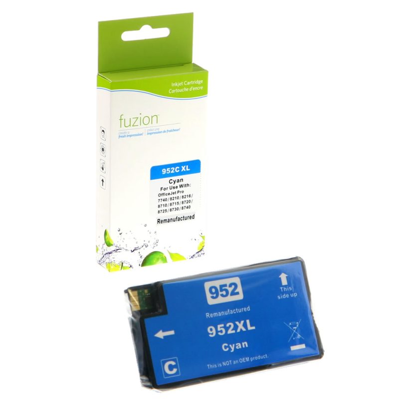 HP #952XL Remanufactured HY Inkjet - Cyan